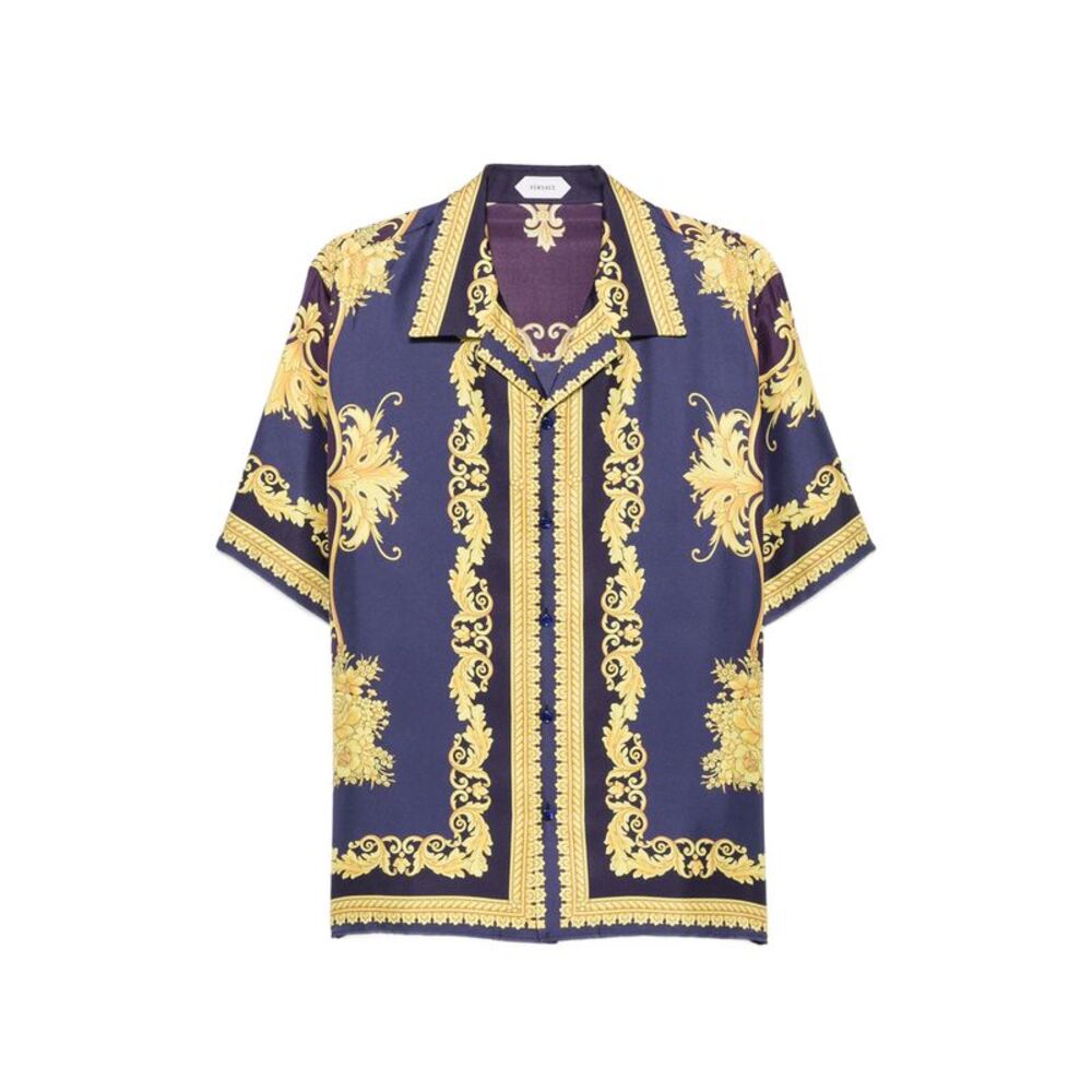 Versace Purple Shirts Men
